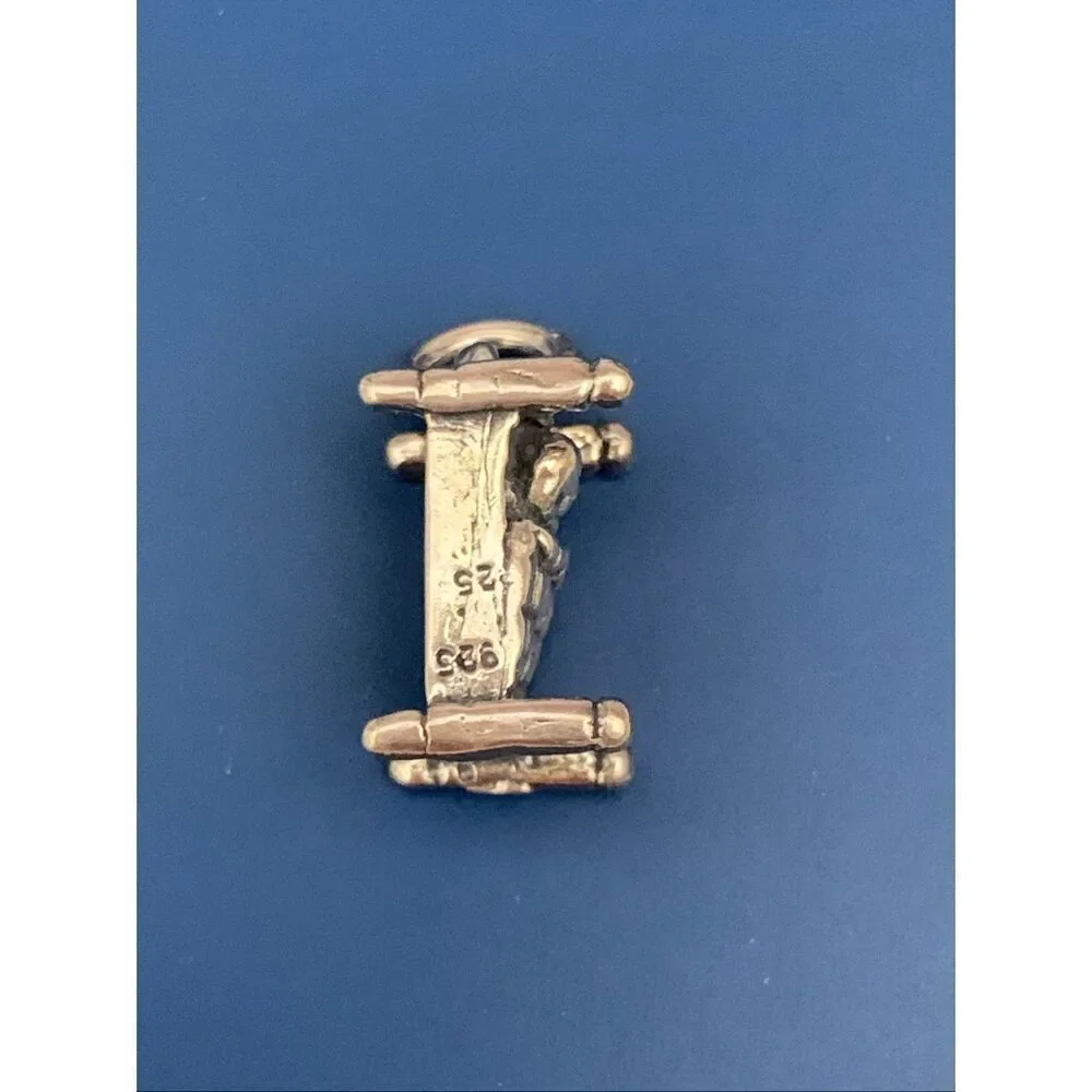 .925 Bed Furniture Sterling Silver Jewelry Charm #household #bed